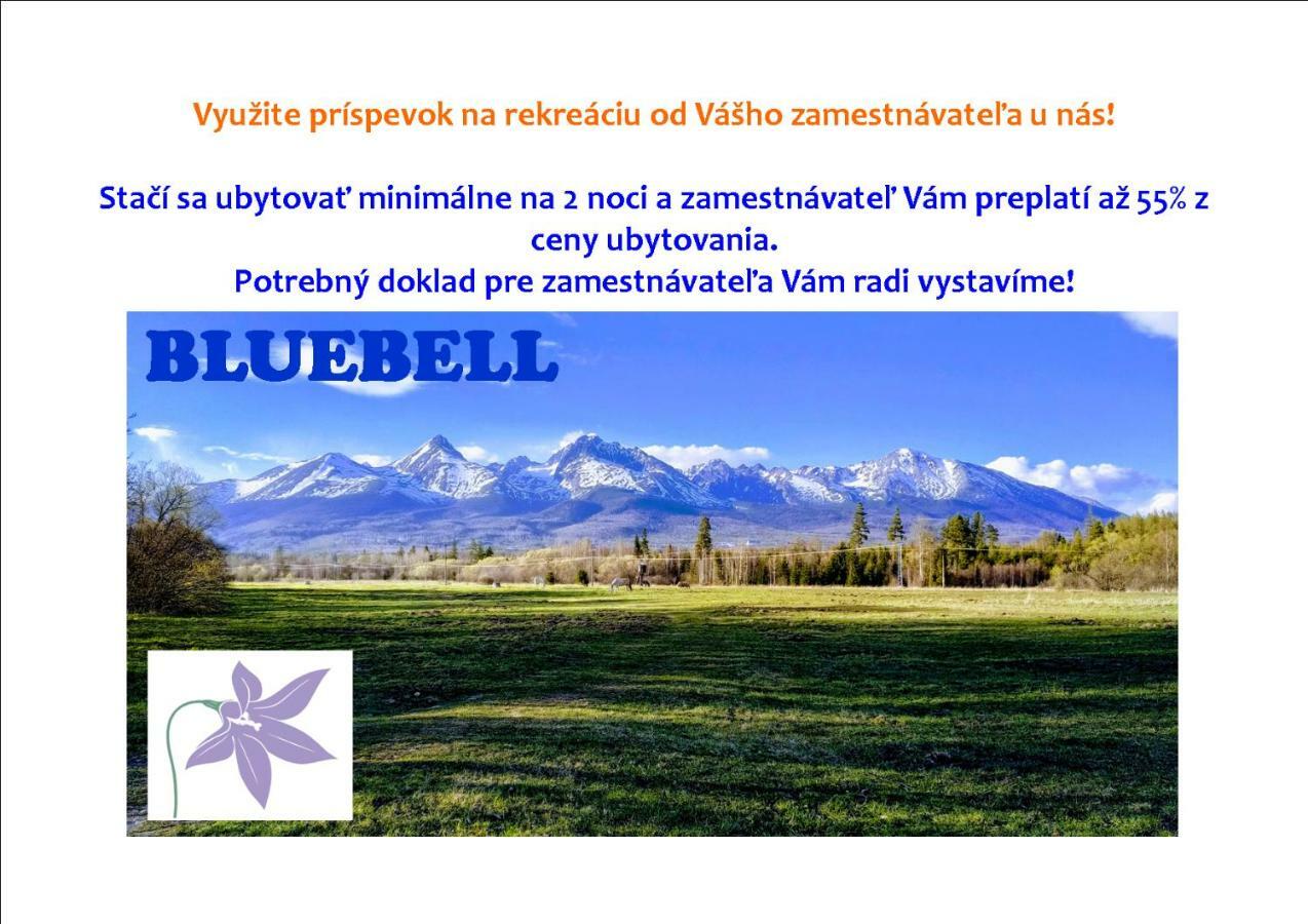 Bluebell Lejlighed Mengusovce Eksteriør billede